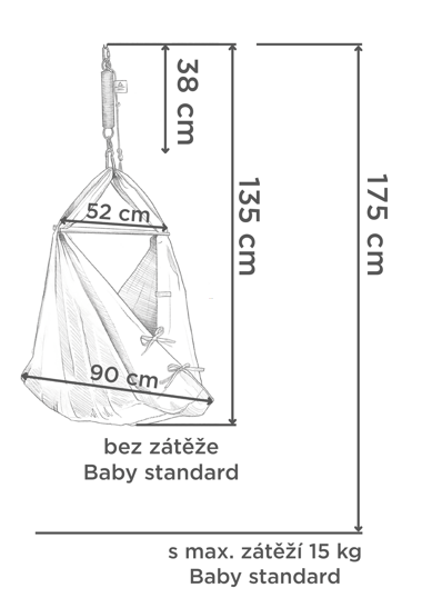 Rozměry BABY standard