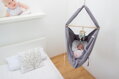 Závěsná kolébka šedá HOJDAVAK BABY matrací