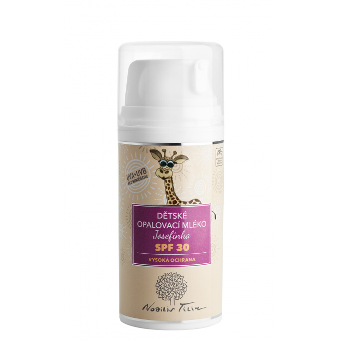 Dětské opalovací mléko Josefínka SPF 30: 100 ml Dětské opalovací mléko Josefínka SPF 30: 100 ml